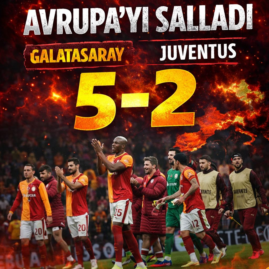 Aslan’dan Dev Gövde Gösterisi! Avrupa Gecesinde 7 Gollü Şov