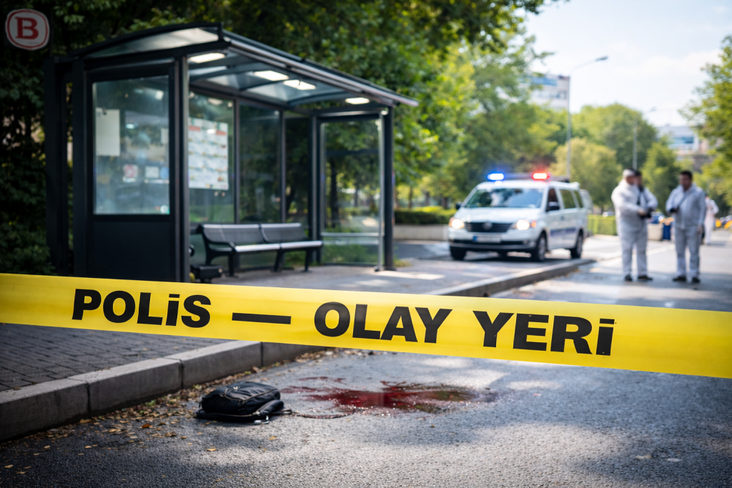 Çatalca’da Otobüs Durağında Kadın Cinayeti: Eşini Başından Vurdu