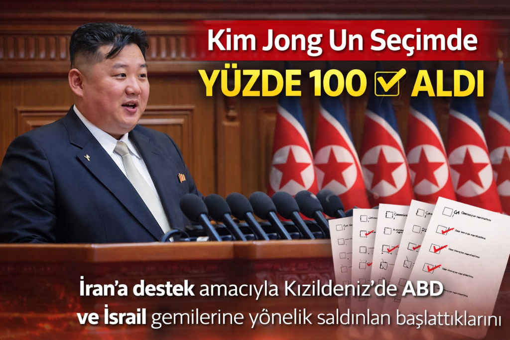Kim Jong Un Seçimde Yüzde 100 Oy Aldı