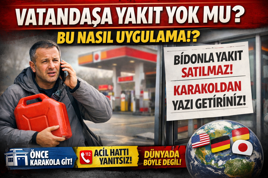 VATANDAŞA YAKIT YOK MU? BU NASIL UYGULAMA?