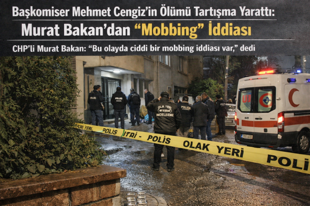 Başkomiser Mehmet Cengiz’in Ölümü Tartışma Yarattı: Murat Bakan’dan “Mobbing” İddiası