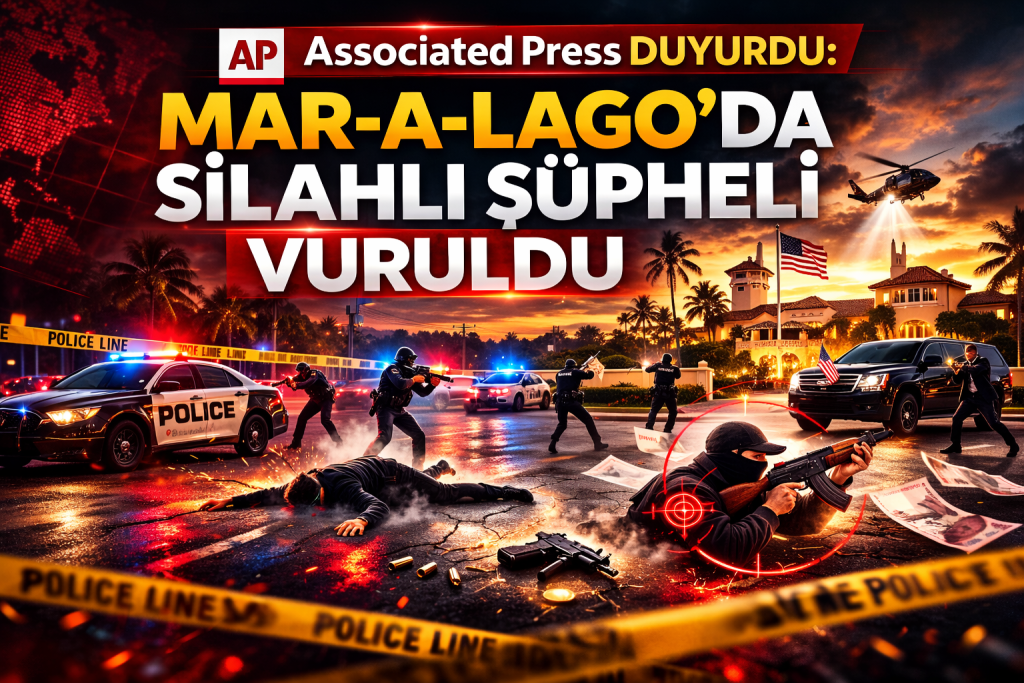 Associated Press Duyurdu: Mar-a-Lago’da Silahlı Şüpheli Vuruldu