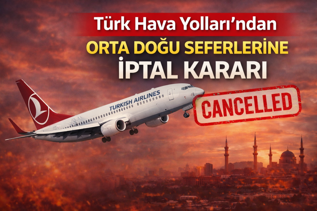 Türk Hava Yolları’ndan Orta Doğu Seferlerine İptal Kararı