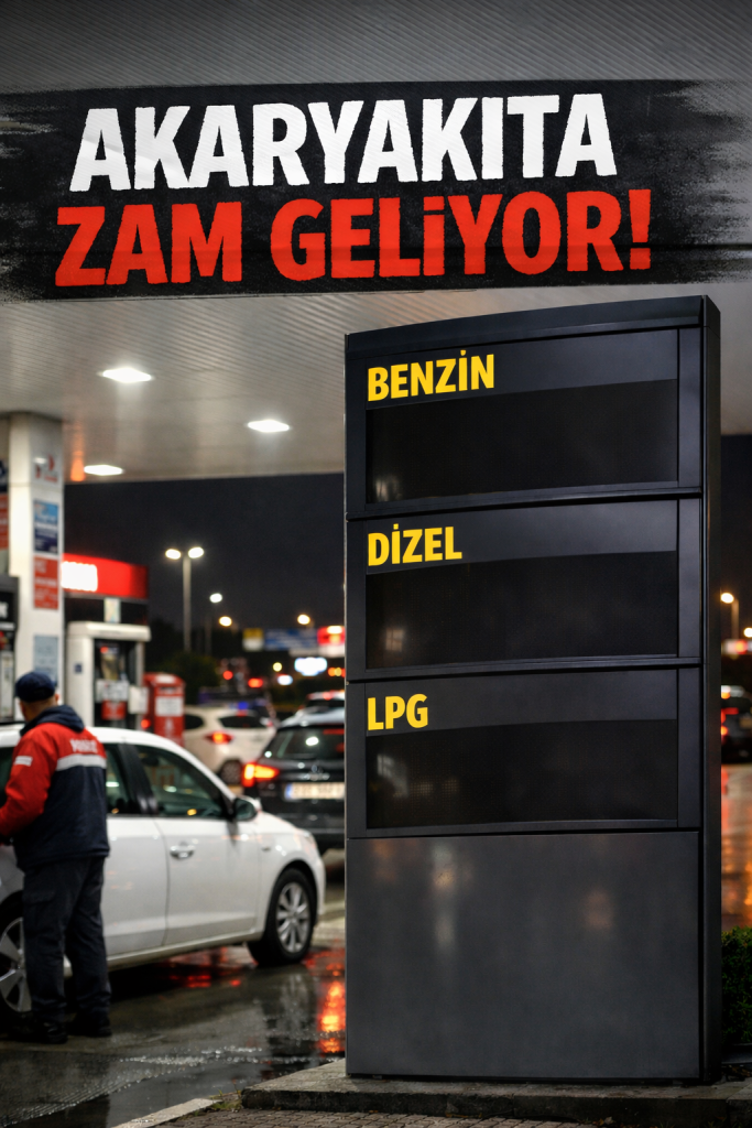 AKARYAKITA ZAM GELİYOR