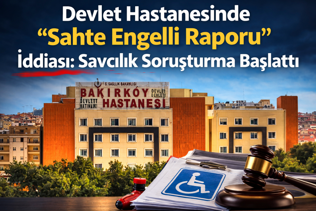 Devlet Hastanesinde “Sahte Engelli Raporu” İddiası: Savcılık Soruşturma Başlattı