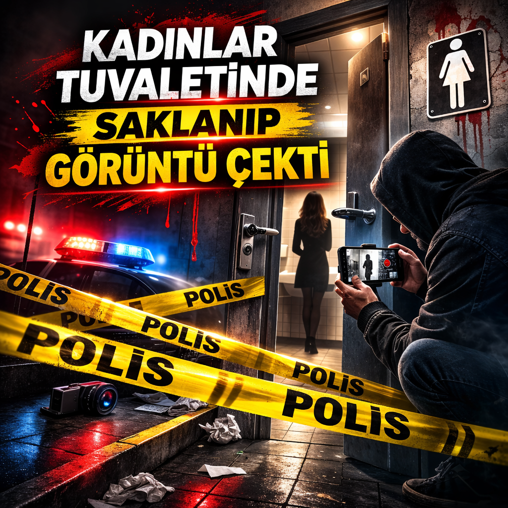 Benzinlikte Mide Bulandıran Olay: Kadınlar Tuvaletinde Saklanıp Görüntü Çekti