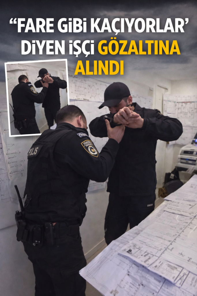 “Fare Gibi Kaçıyorlar” Dedi, Gözaltına Alındı