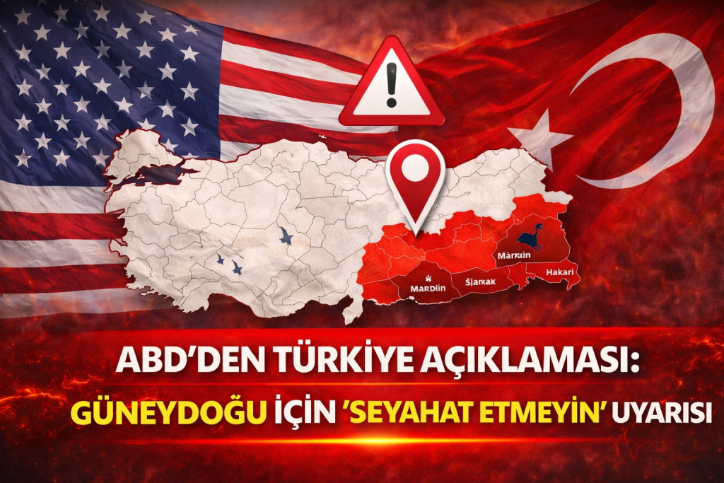 ABD’den Türkiye Açıklaması: Güneydoğu İçin “Seyahat Etmeyin” Uyarısı