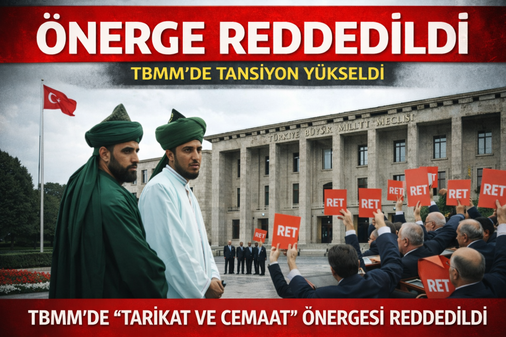 TBMM’de “Tarikat ve Cemaat” Önergesi Reddedildi