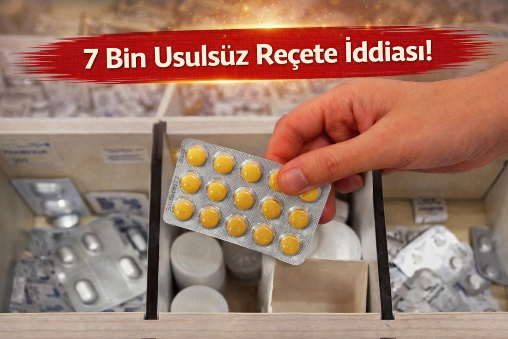 7 Bin Usulsüz Reçete İddiası!