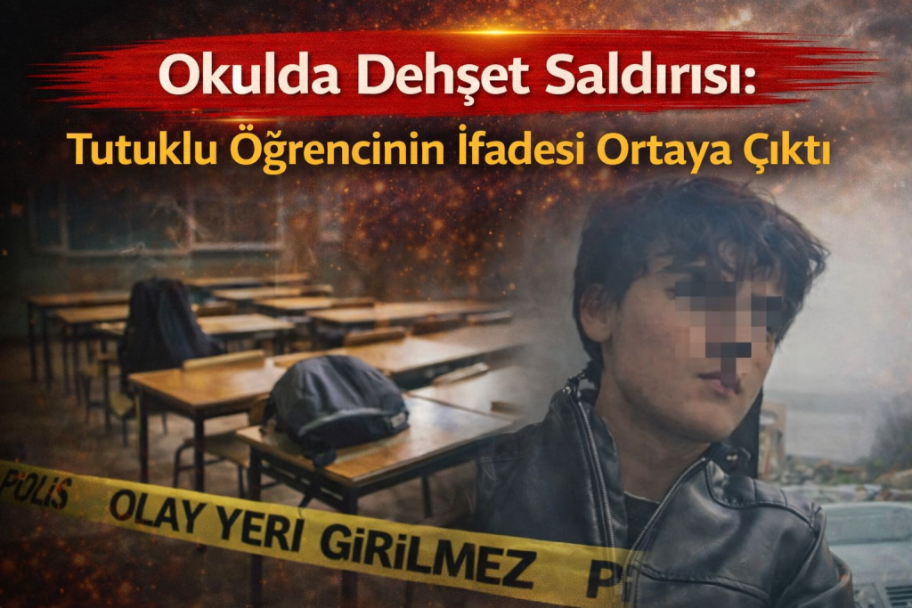 Okulda Dehşet Saldırısı: Tutuklu Öğrencinin İfadesi Ortaya Çıktı