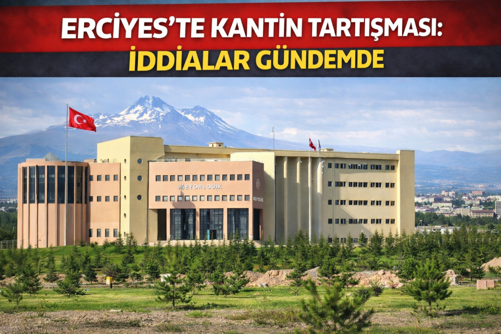 ERCİYES ÜNİVERSİTESİ’NDE KANTİN KRİZİ! İHALE VE SÖZLEŞME İDDİALARI
