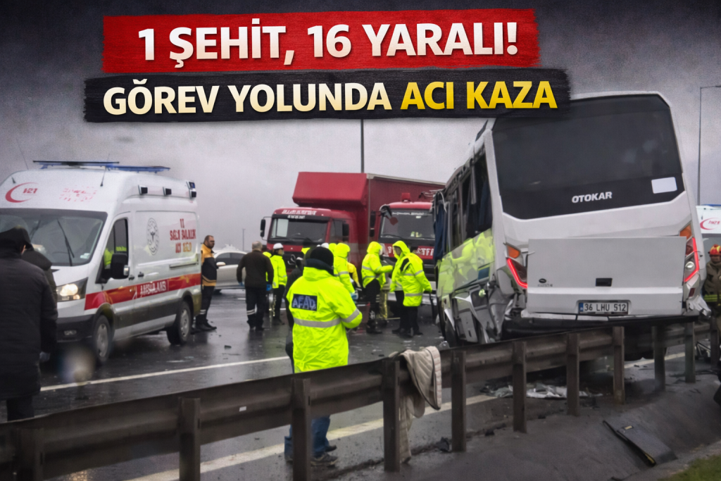 İSTANBUL’DA POLİS SERVİSİ KAZA YAPTI! 1 ŞEHİT, ÇOK SAYIDA YARALI