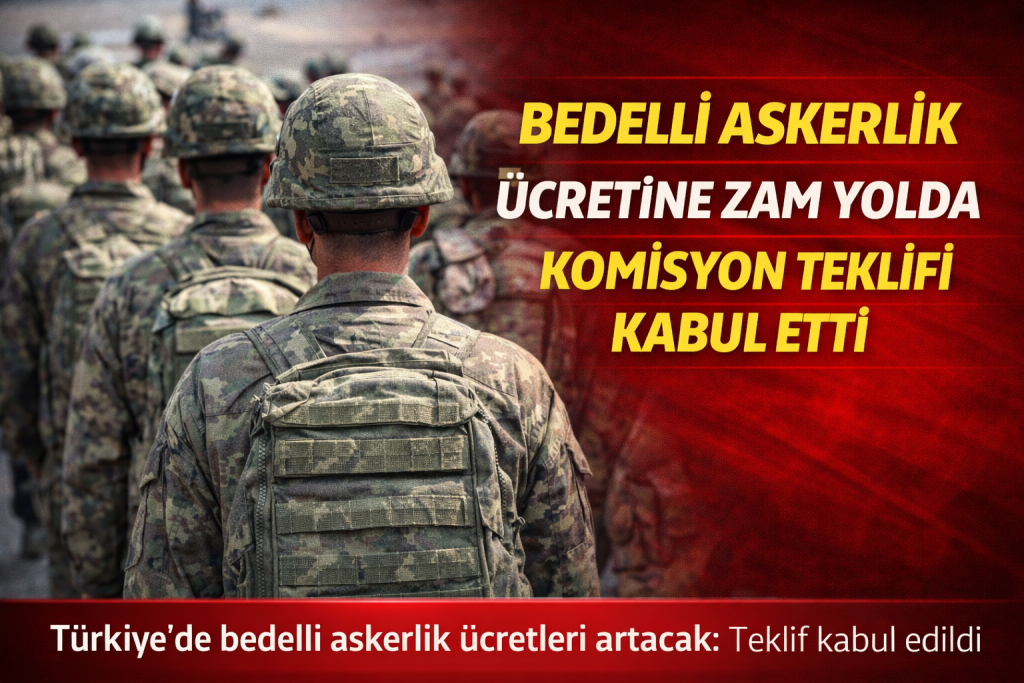 Bedelli Askerlik Ücretine Zam Yolda: Komisyon Teklifi Kabul Etti