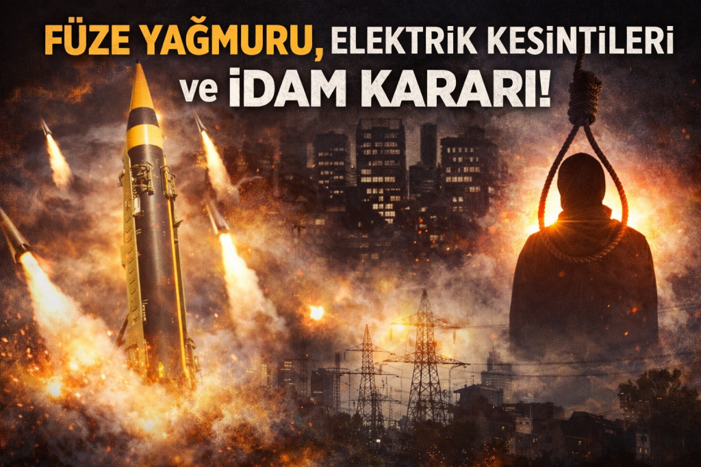 İran-İsrail Savaşında 19. Gün: Füze Yağmuru, Elektrik Kesintileri ve İdam Kararı!