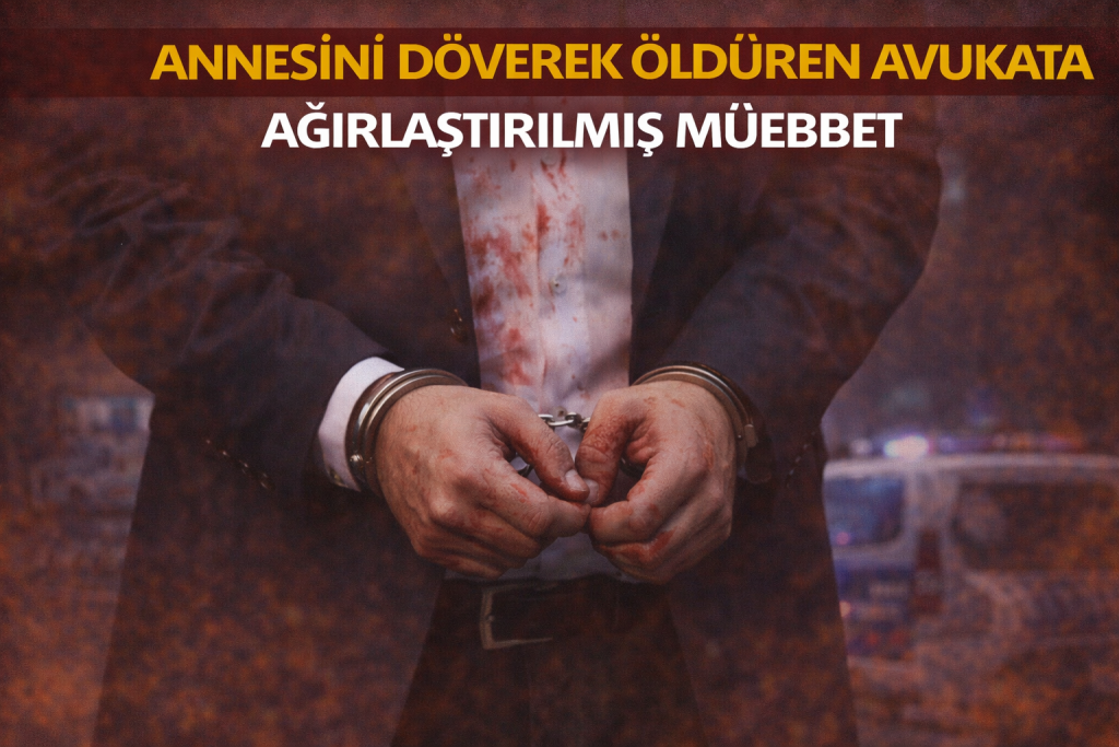 ANNESİNİ DÖVEREK ÖLDÜREN AVUKATA AĞIRLAŞTIRILMIŞ MÜEBBET