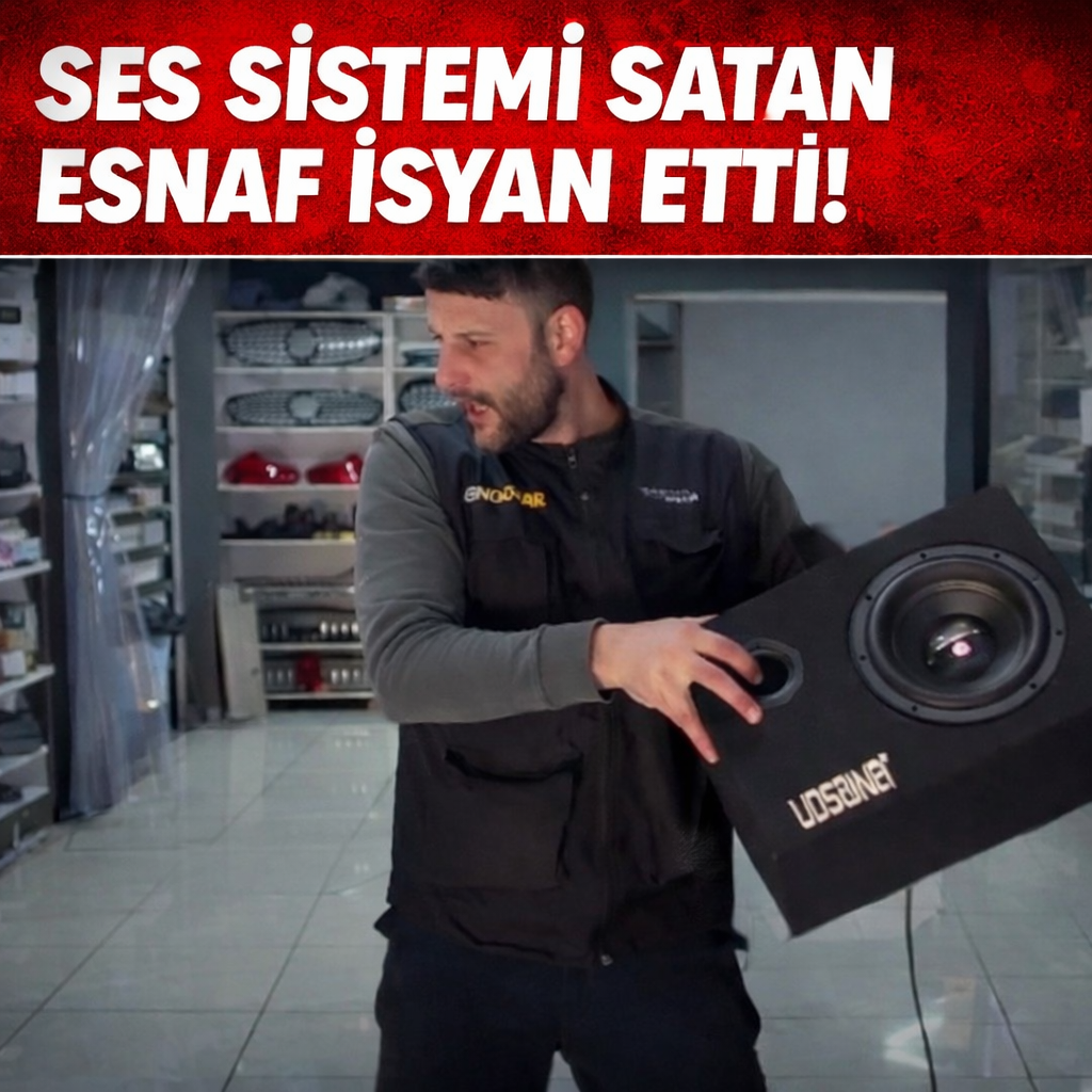 Ses Sistemi Satan Esnaf İsyan Etti!