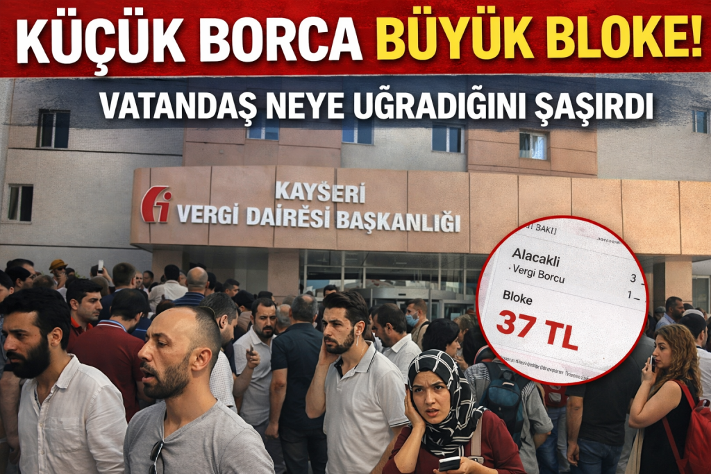 KAYSERİ’DE VERGİ İSYANI! HACİZ VAR, MUHATAP YOK