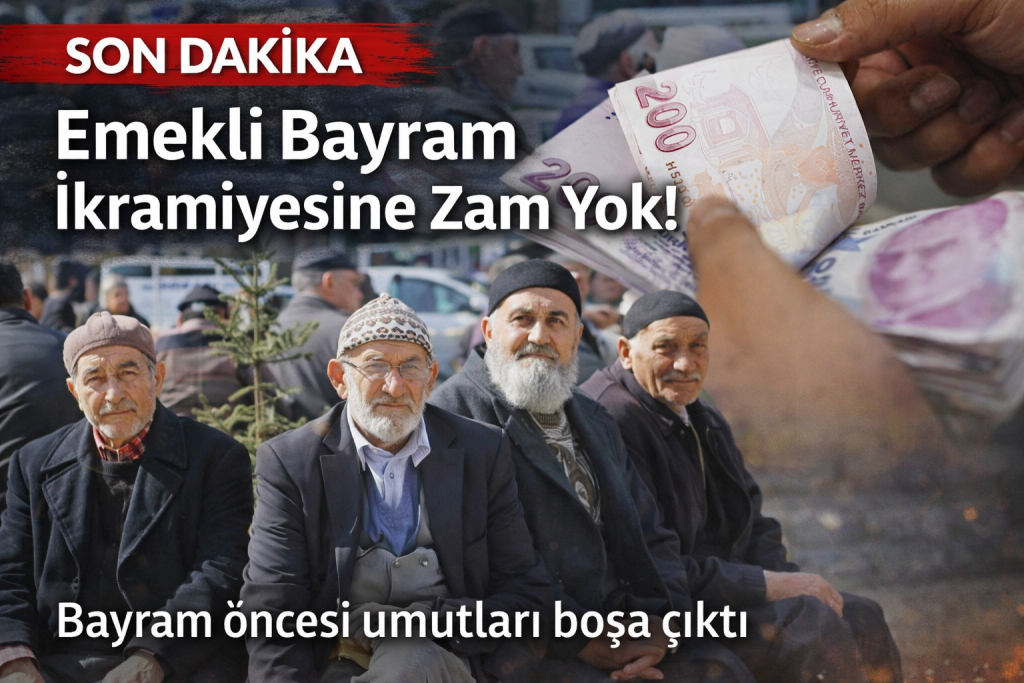 Emekli Bayram İkramiyesine Zam Yok!