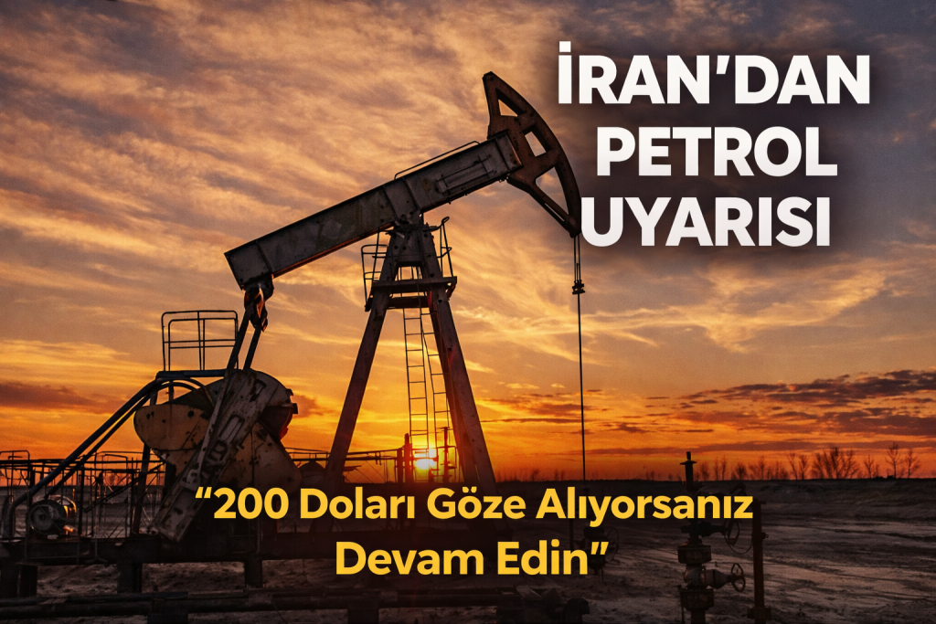 İran’dan Petrol Uyarısı: “200 Doları Göze Alıyorsanız Devam Edin”