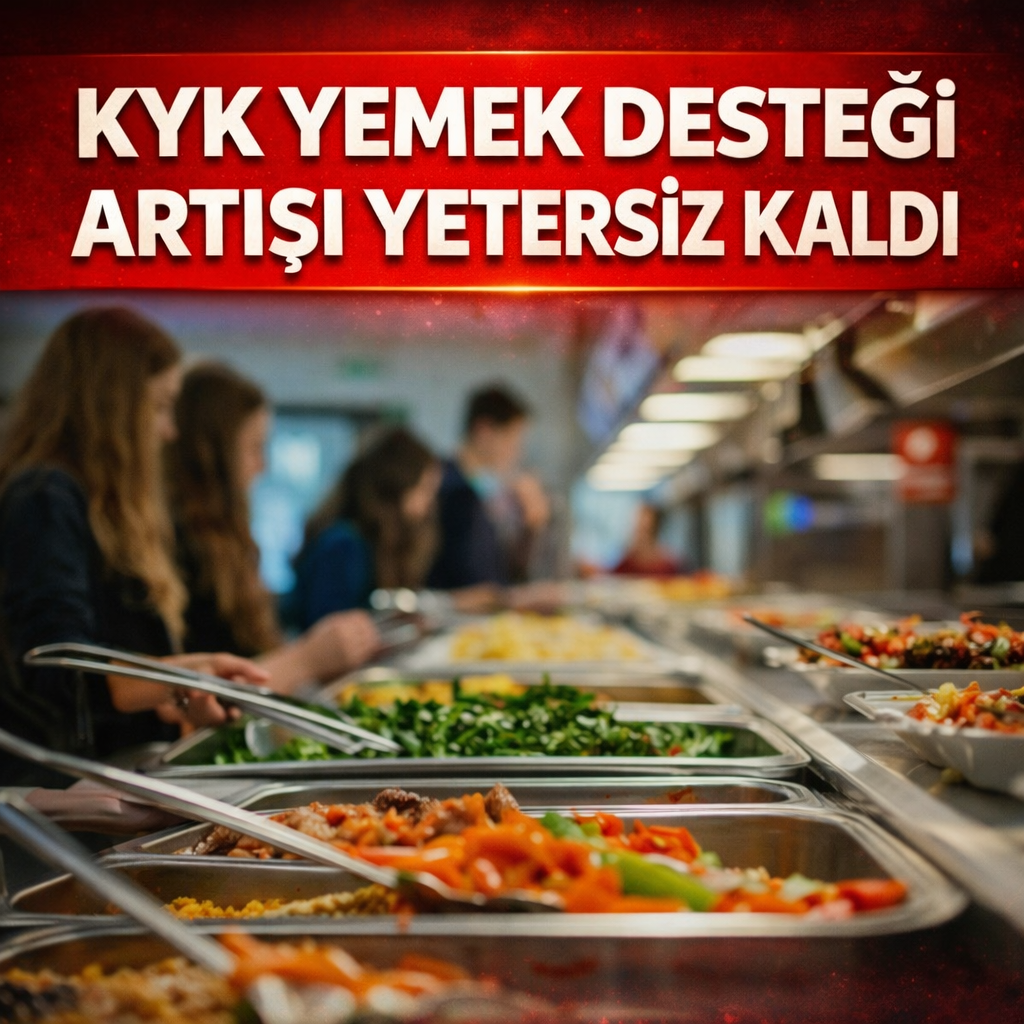 KYK Yemek Desteği Artışı Yetersiz Kaldı
