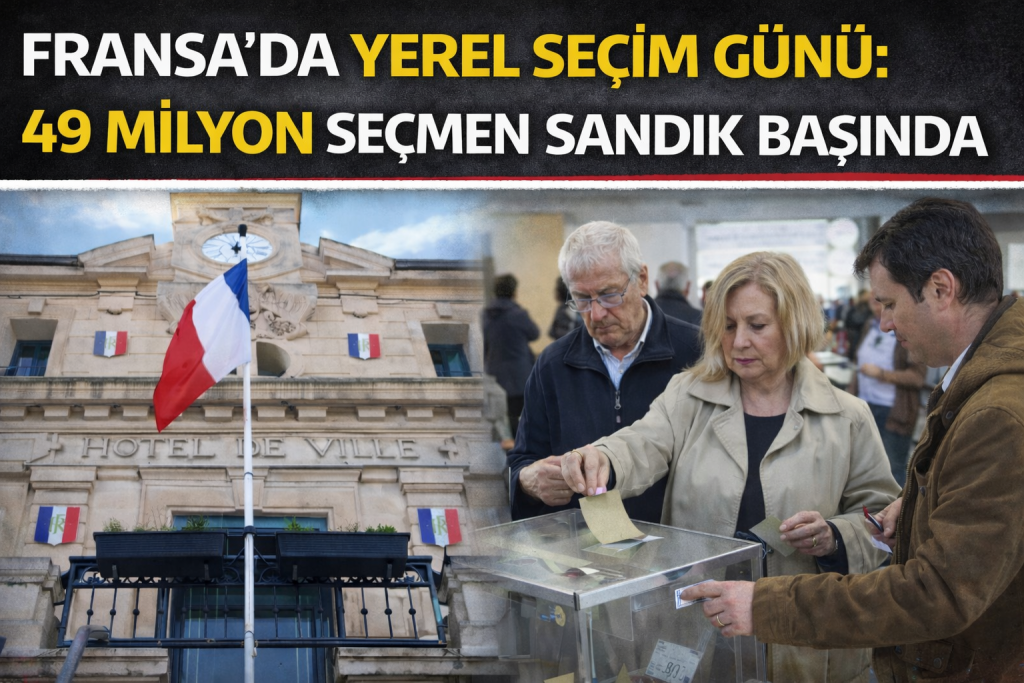 Fransa’da Yerel Seçim Günü: 49 Milyon Seçmen Sandık Başında