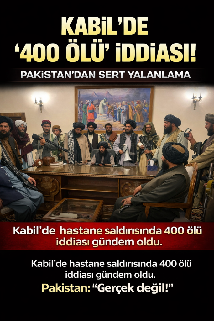 Kabil’de Hastane İddiası: 400 Ölü Açıklaması, Pakistan’dan Yalanlama