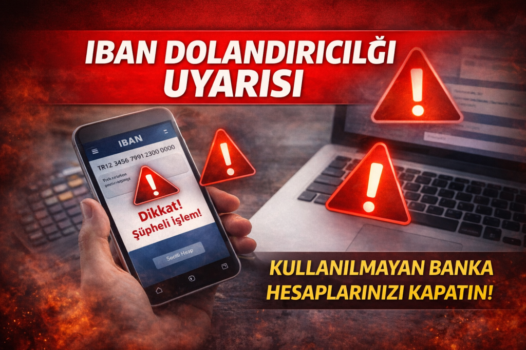 IBAN Dolandırıcılığına Karşı Uyarı: Kullanılmayan Banka Hesaplarını Kapatın