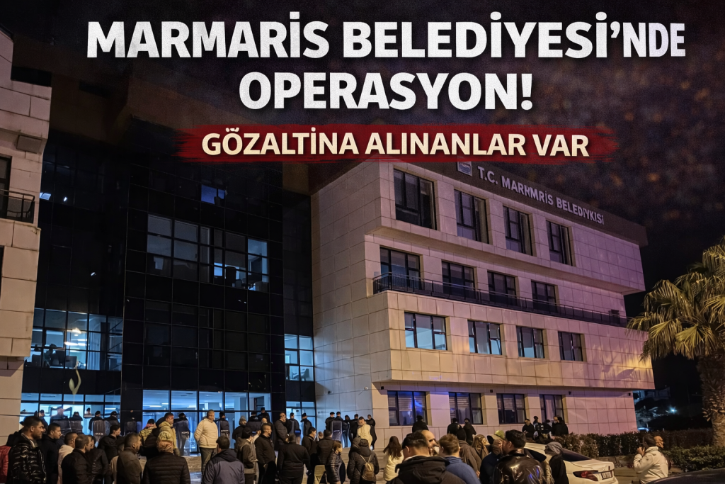 Belediyelere operasyon: Uşak ve Marmaris’te 13 gözaltı