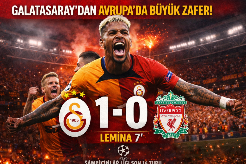 Galatasaray’dan Avrupa’da Altın Vuruş: 1-0!