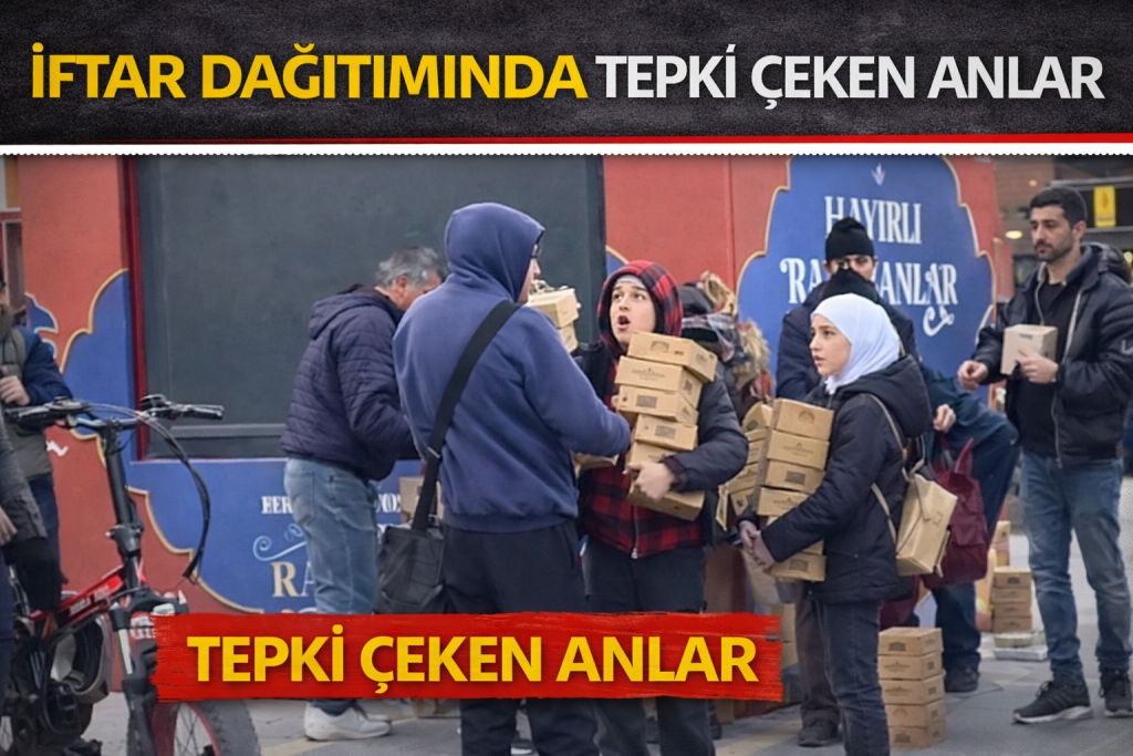 Bursa’da İftar Kuyruğunda Tepki Çeken Görüntüler