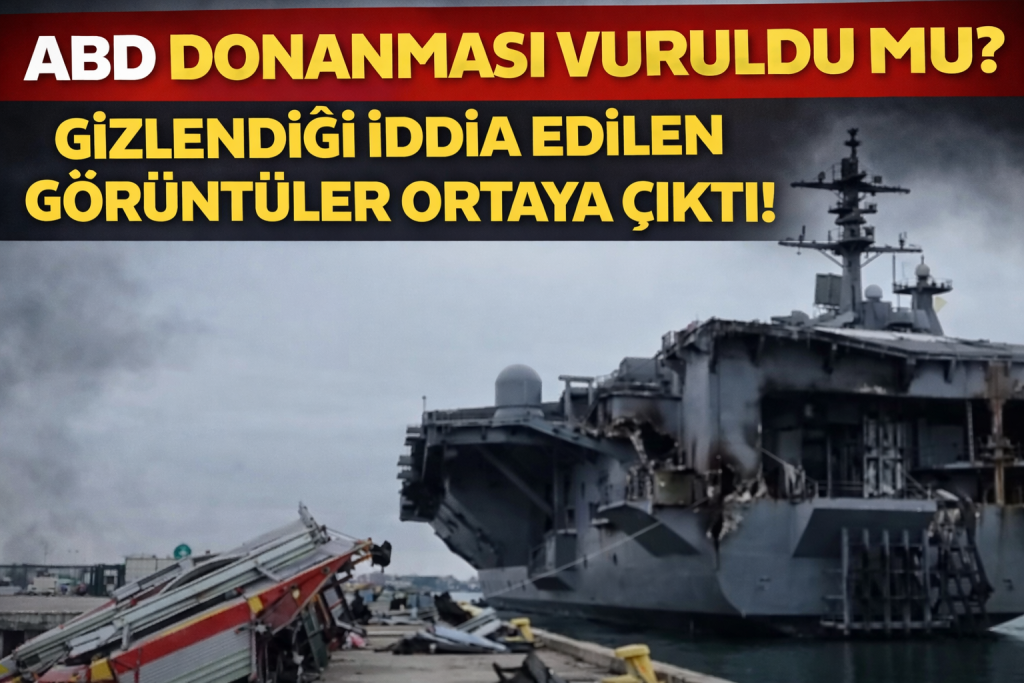 ABD DONANMASI VURULDU MU? GİZLENDİĞİ İDDİA EDİLEN GÖRÜNTÜLER ORTAYA ÇIKTI!
