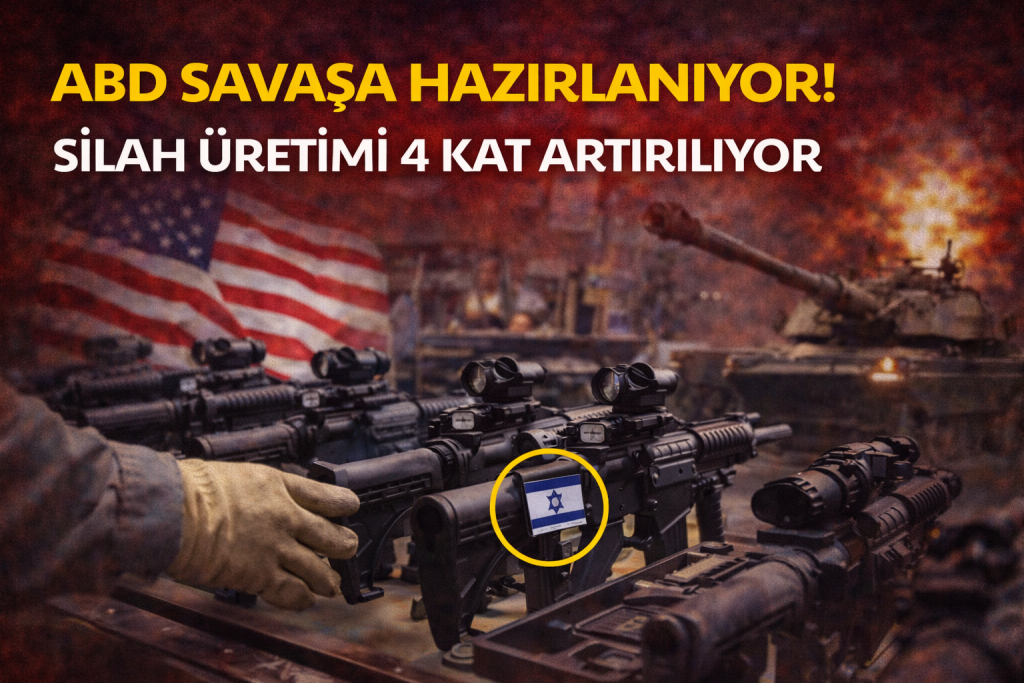 ABD SAVAŞA HAZIRLANIYOR! SİLAH ÜRETİMİ 4 KAT ARTIRILIYOR