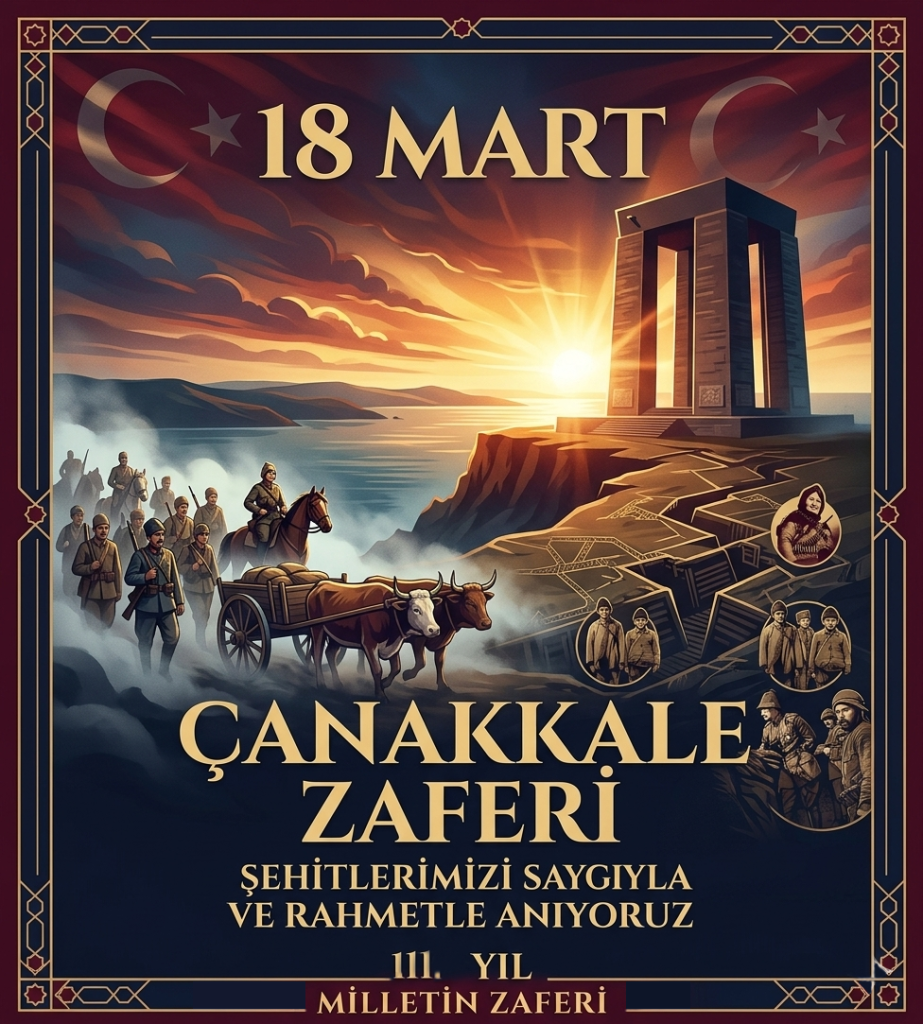 18 MART ÇANAKKALE ZAFERİ: MİLLETİN DESTANI 109. YILINDA GURURLA ANILIYOR