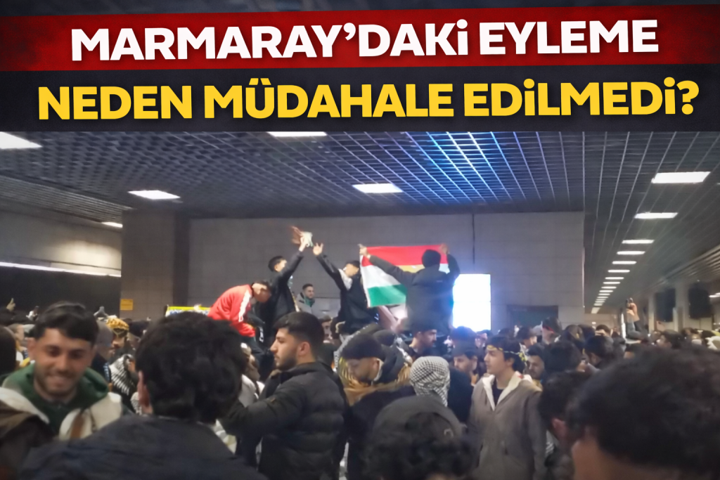 MARMARAY’DA SKANDAL: GÖZLERİN ÖNÜNDE EYLEM, MÜDAHALE YOK!
