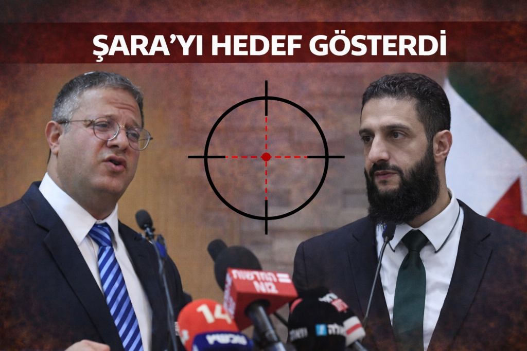 İSRAİL GÜVENLİK BAKANI BEN GVİR’DEN SERT ÇIKIŞ! “SURİYE LİDERİ HEDEF’DE”