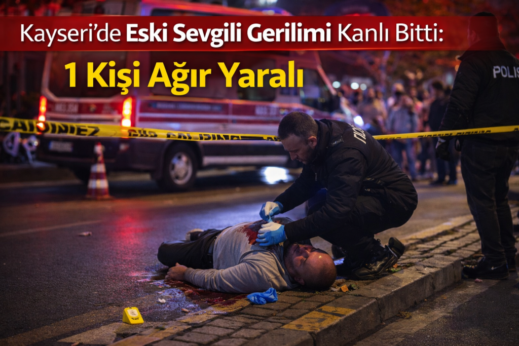Kayseri’de Eski Sevgili Gerilimi Kanlı Bitti: 1 Kişi Ağır Yaralı