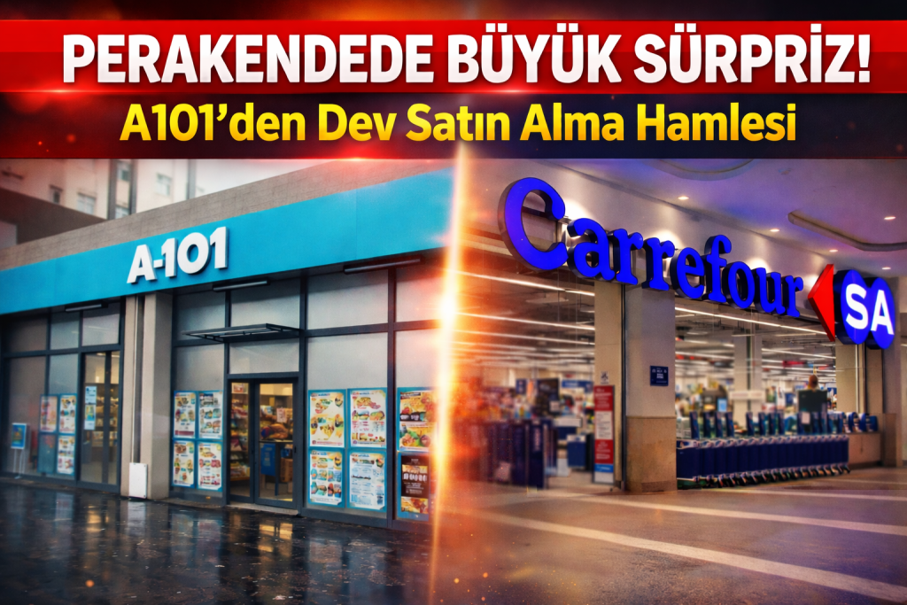 PERAKENDEDE DEV SATIŞ: A101, CARREFOURSA’YI ALIYOR
