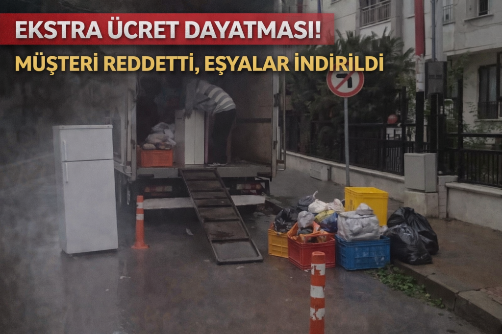 NAKLİYE KRİZİ! FİYAT ARTINCA EŞYALARI YOLA İNDİRDİLER