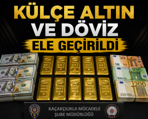 Şüpheli Araçtan Milyonluk Kaçak Servet Çıktı: Külçe Altın ve Döviz Ele Geçirildi