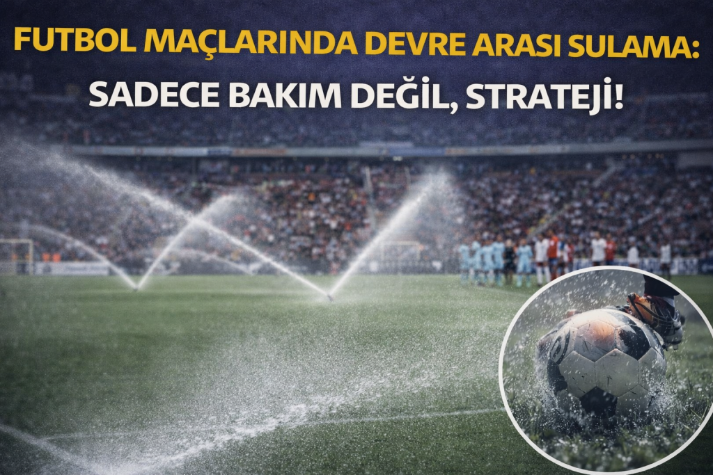 FUTBOL MAÇLARINDA DEVRE ARASI SULAMA: SADECE BAKIM DEĞİL, STRATEJİ!
