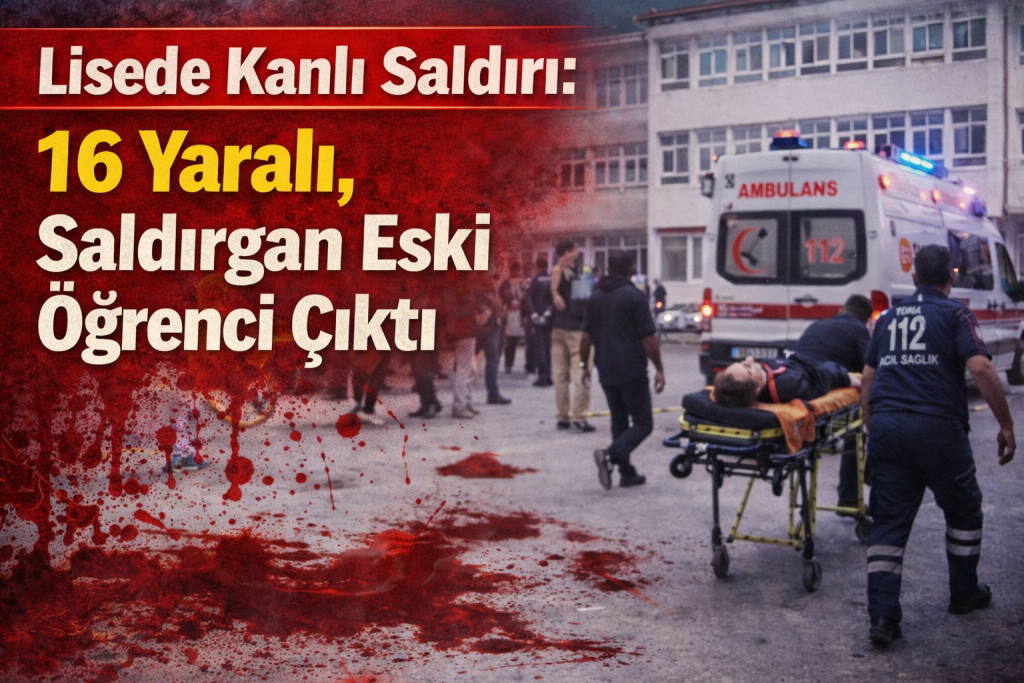 Lisede Kanlı Saldırı: 16 Yaralı, Saldırgan Eski Öğrenci Çıktı