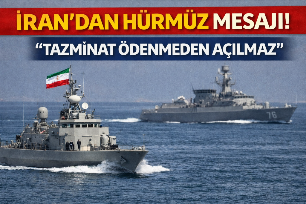 İRAN’DAN HÜRMÜZ MESAJI! “TAZMİNAT ÖDENMEDEN AÇILMAZ”