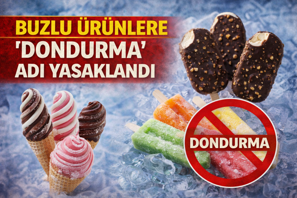 Buzlu Ürünlere Yeni Kural: “Dondurma” Adı Yasaklandı