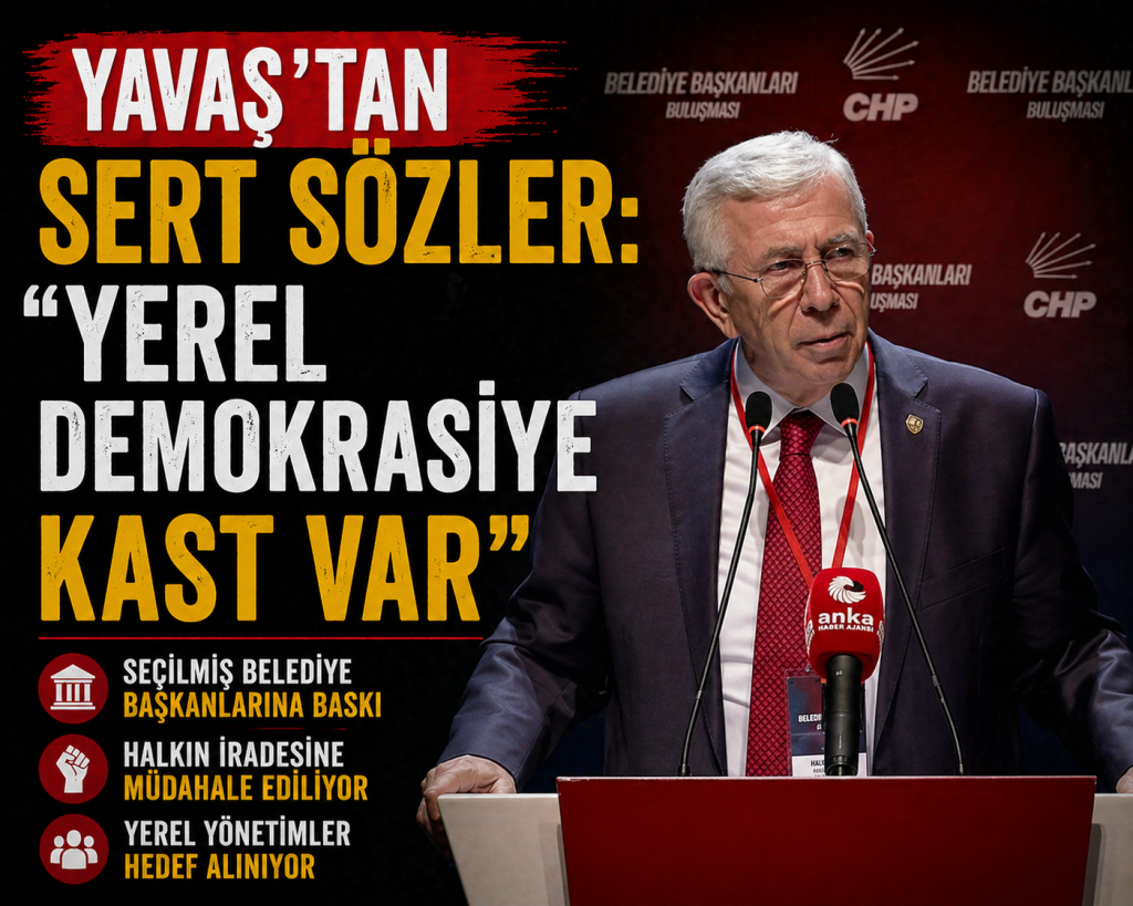 MANSUR YAVAŞ’TAN SERT ÇIKIŞ: “GÖKÇEK YARGILANMADAN HUKUKTAN SÖZ EDİLEMEZ”