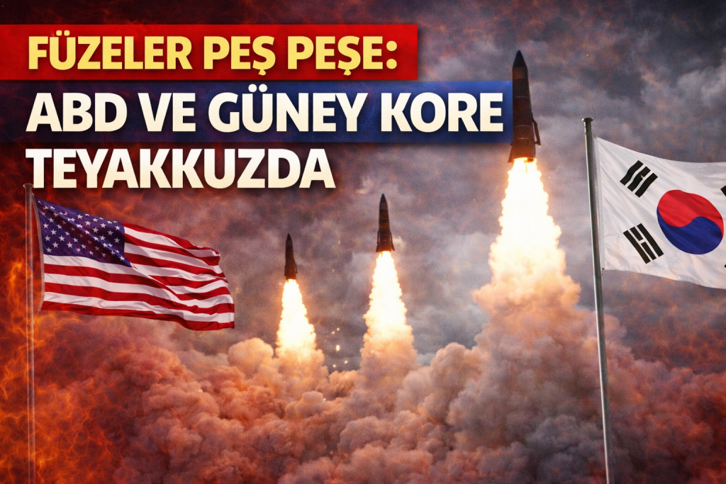 Kuzey Kore art arda ateşledi: Güney Kore ve ABD alarma geçti