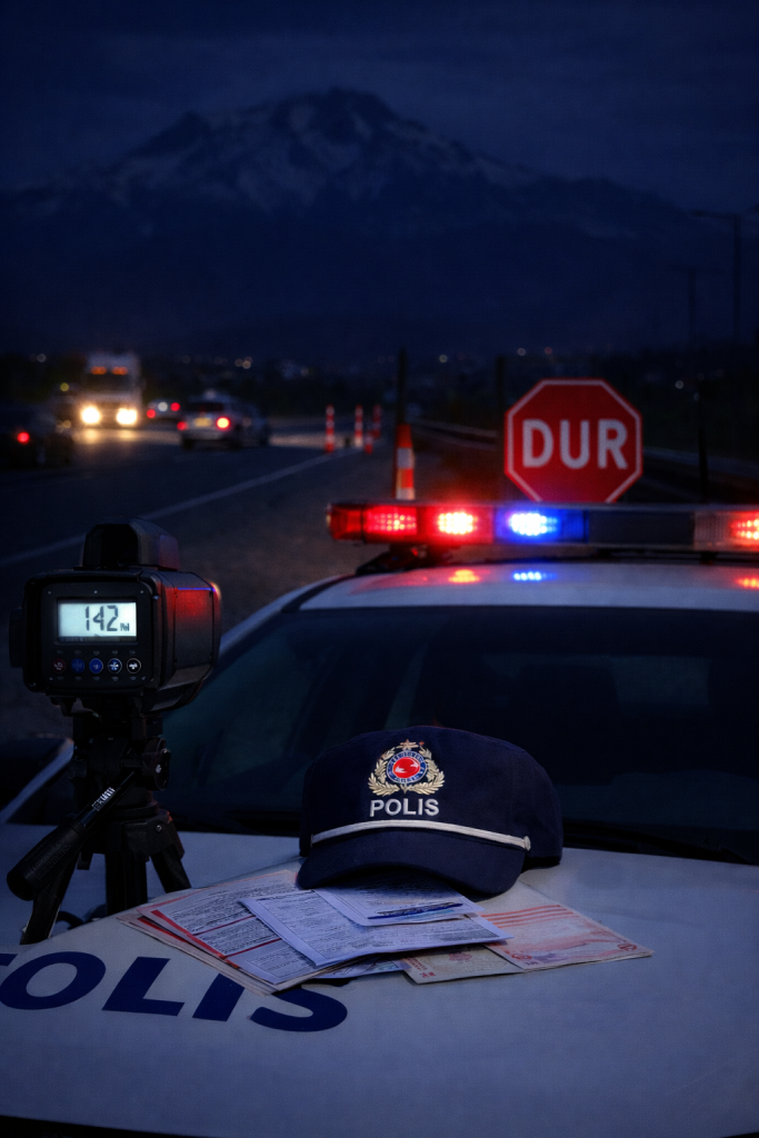 Kayseri’de Kaçışın Bedeli Ağır Oldu: Ehliyetsiz Sürücüye 685 Bin TL Ceza