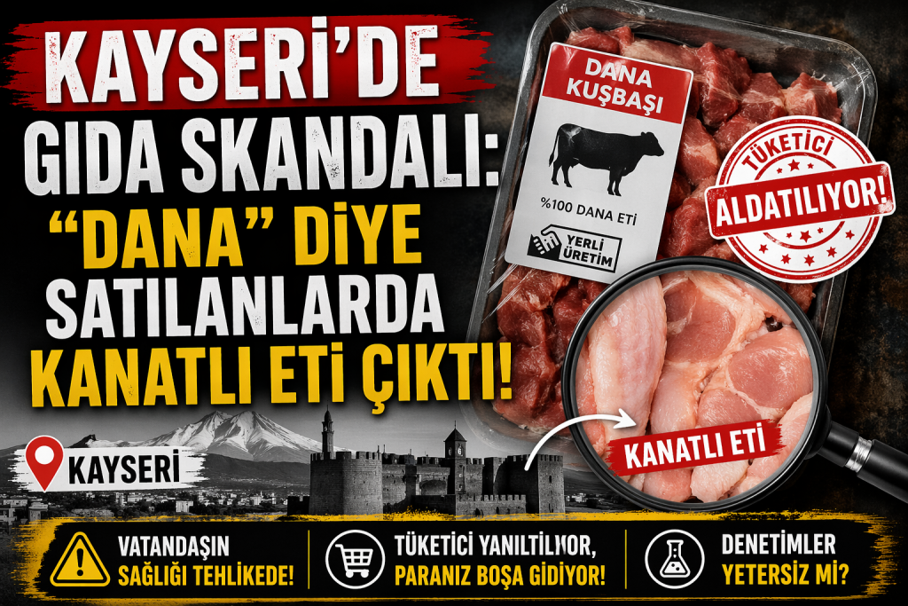 KAYSERİ’DE GIDA DENETİMLERİNDE UYGUNSUZLUK TESPİTİ