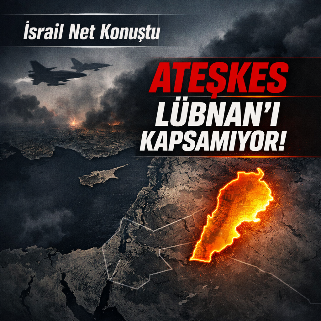 İsrail Net Konuştu: Ateşkes Lübnan’ı Kapsamıyor!