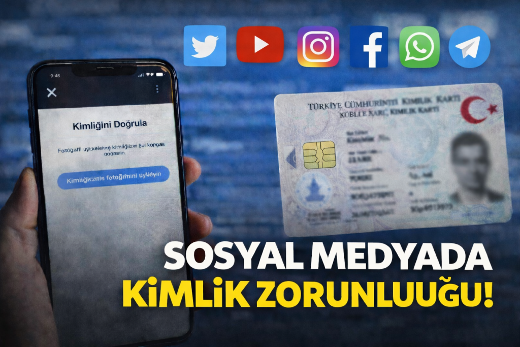 SOSYAL MEDYADA KİMLİK ZORUNLULUĞU!